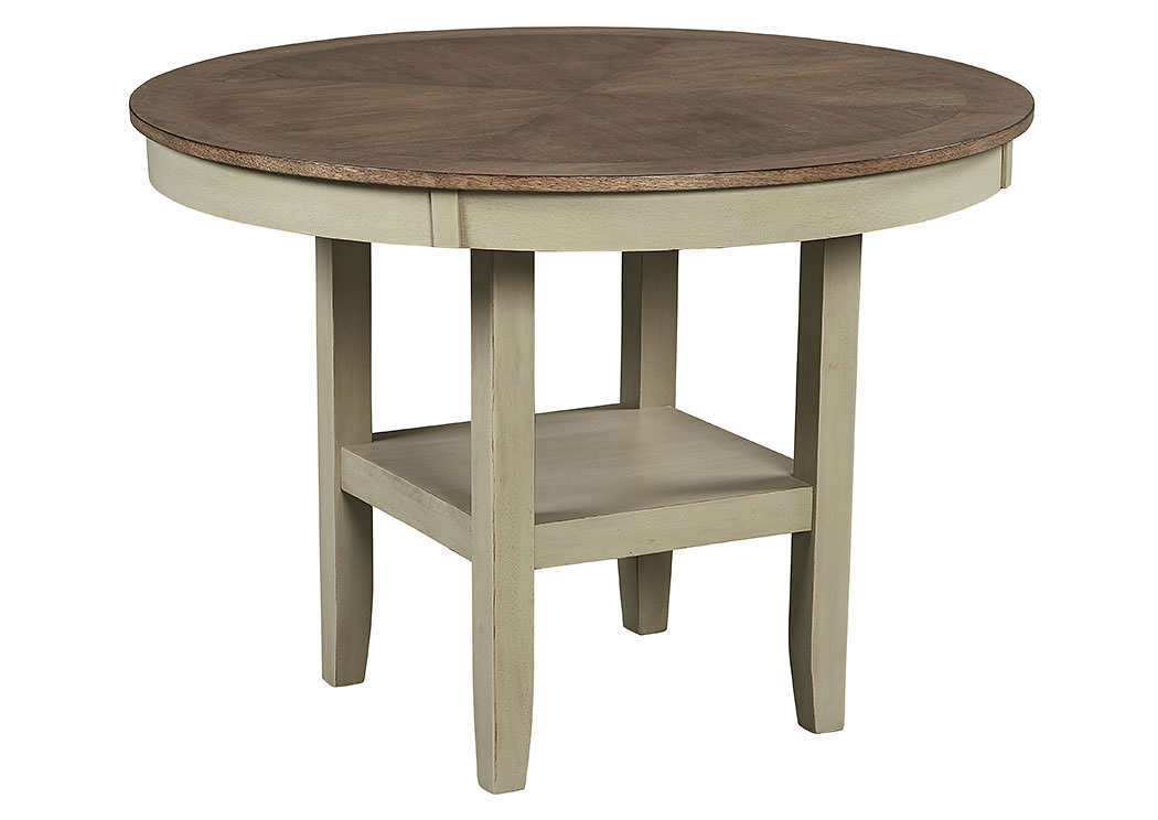 Pendwood Sage Brown Dining Table w/4 Side Chair,Standard